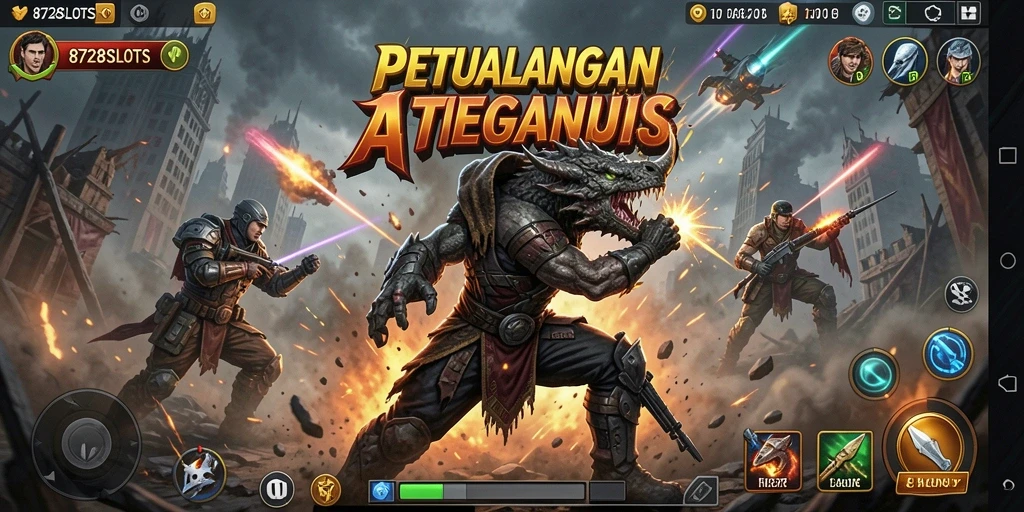 Tangkapan layar gameplay 8728SLOTS yang menampilkan aksi seru dan mendebarkan.