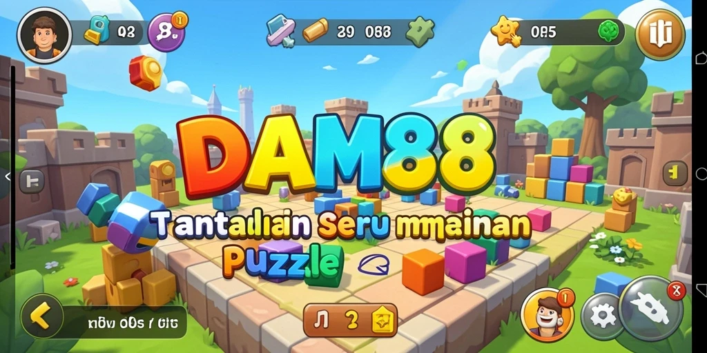Screenshot gameplay DAM88 yang menampilkan tantangan puzzle menarik.