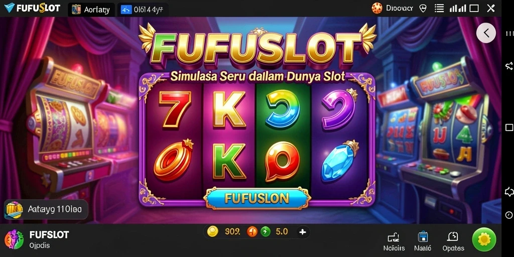 Gameplay FUFUSLOT yang menampilkan berbagai tema slot yang menarik.