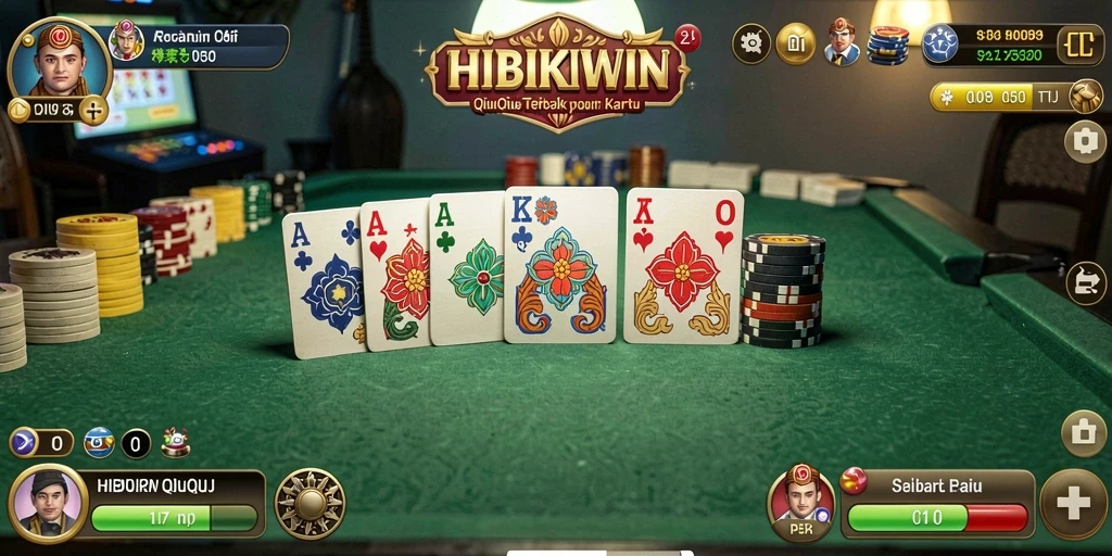 Gameplay QiuQiu yang seru dan penuh tantangan di HIBIKIWIN.