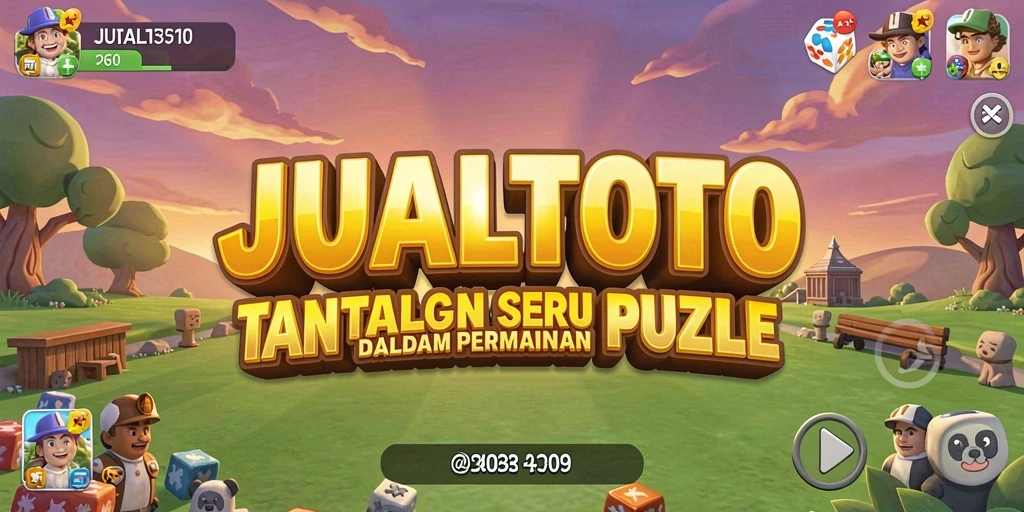 Tampilan gameplay seru JUALTOTO dengan tantangan puzzle.