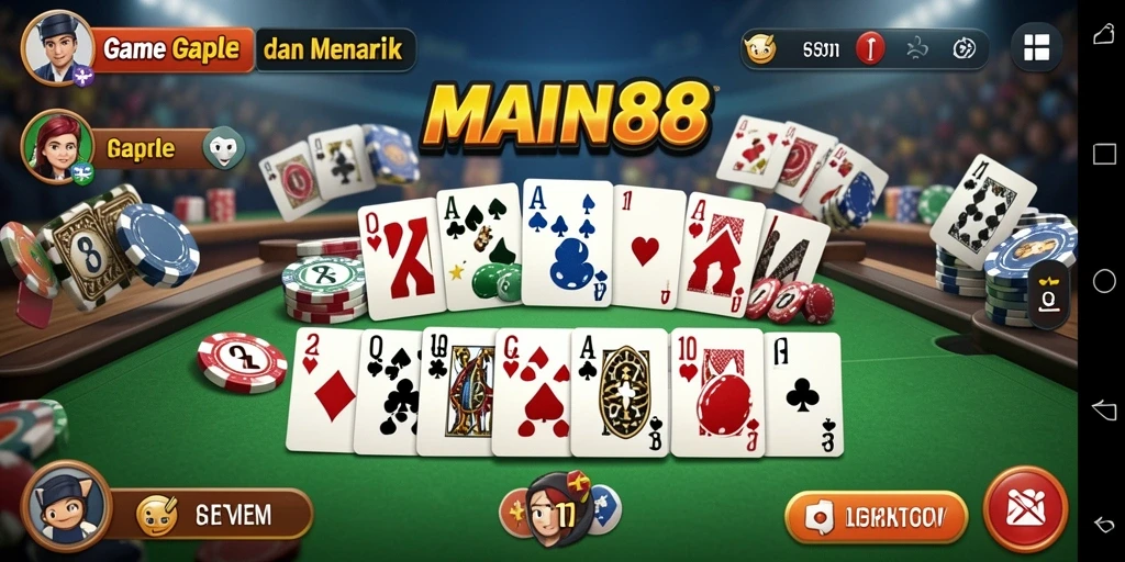 Screenshot gameplay MAIN88 yang menarik dan seru.