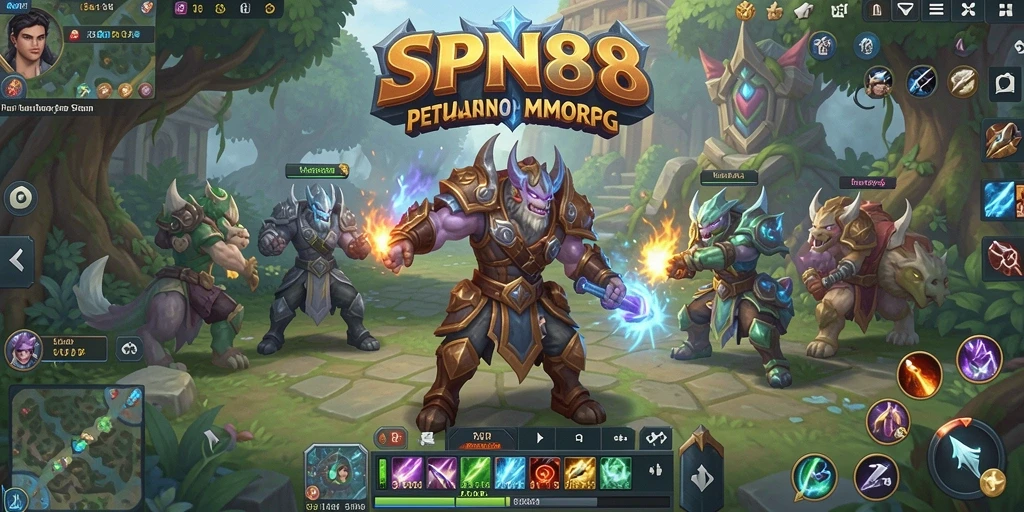 Tampilan seru dari gameplay SPN88 dengan aksi MMORPG yang mendebarkan.