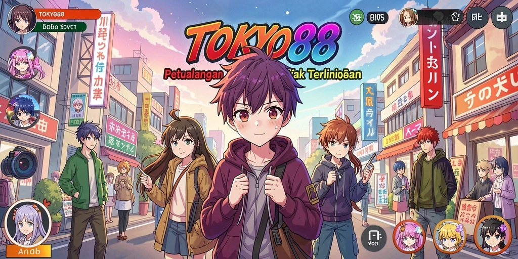 Tampilan gameplay TOKYO88 yang menarik dan penuh warna.